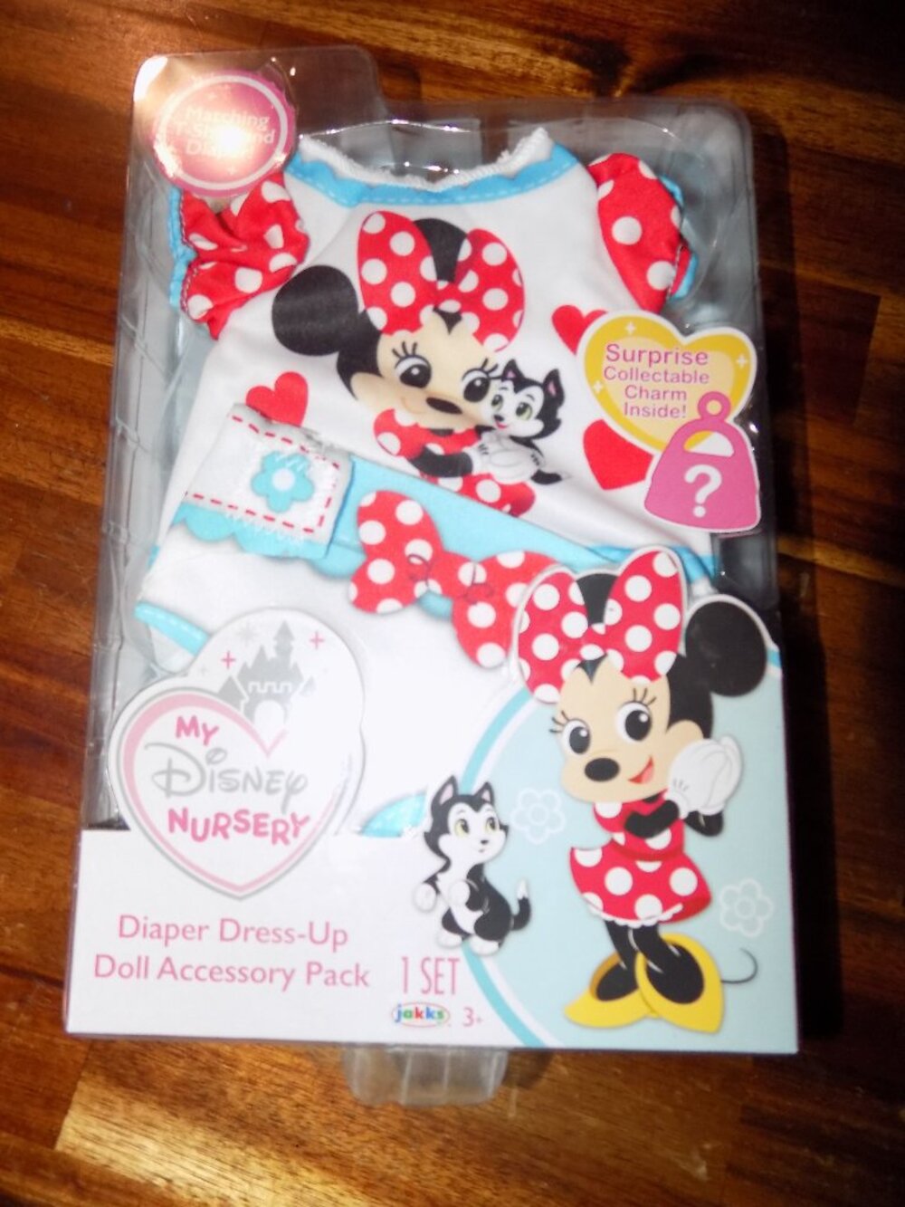 My Disney Nursery Minnie Mouse Diaper Dress-up Doll Accessory Pack NEW
